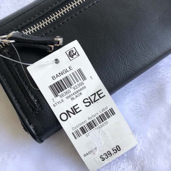 Alfani Bangle Organizer Wallet, Black, NWT - Picture 6 of 6